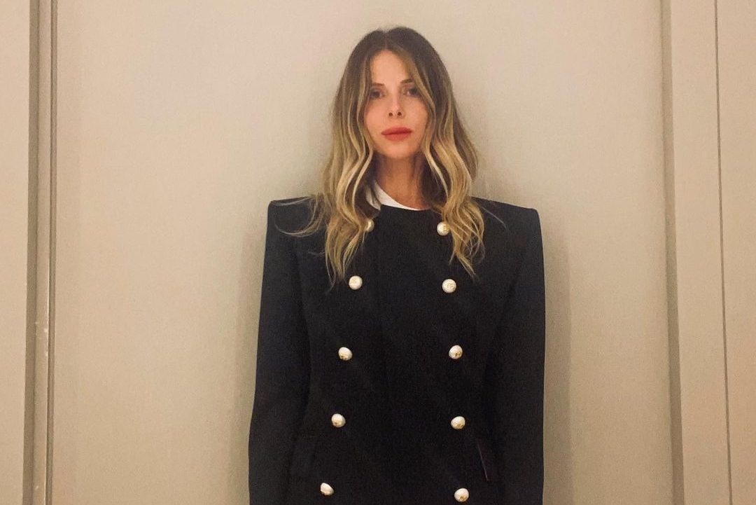 Alessia Marcuzzi in Dolce e Gabbana