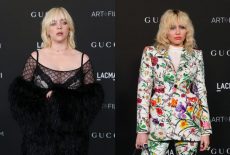 Sfida di stile sul red carpet: Billie Eilish con l'abito nudo mostra il