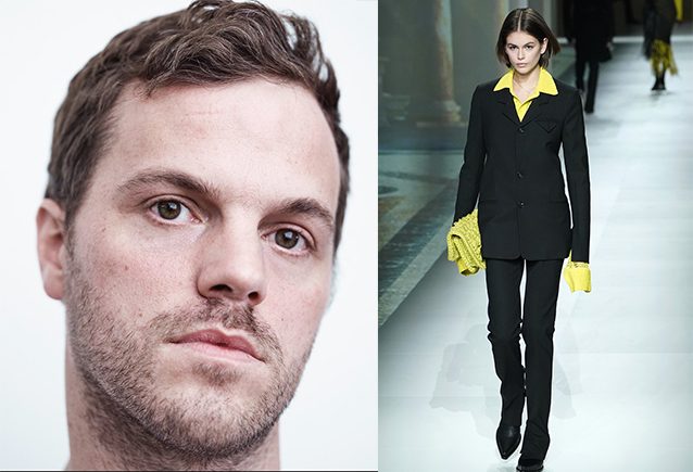 da sinistra, Matthieu Blazy foto di @willyvanderperre via Instagram, sfilata Bottega Veneta F/W 21