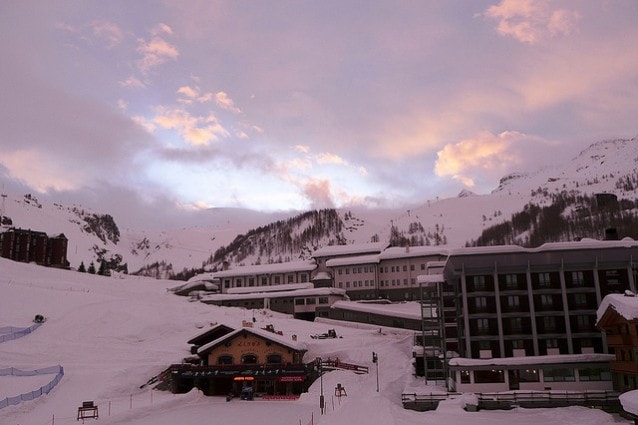 Natale a Cervinia: foto sulle pendici del Monte Cervino