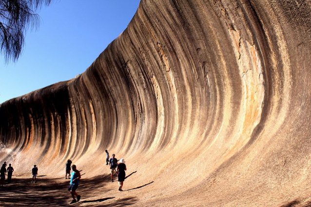 Wave Rock, la spettacolare onda di roccia in Australia