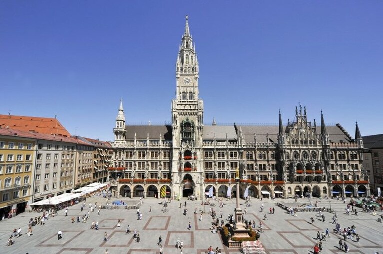Monaco di Baviera. Marienplatz.