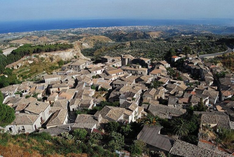 Gerace dall'alto