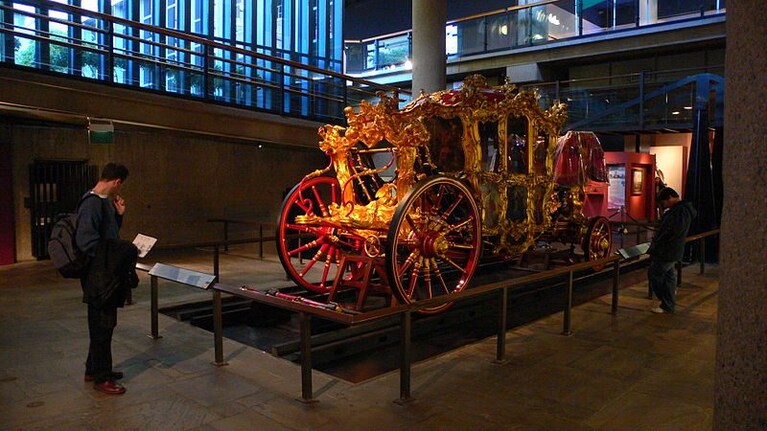Carrozza di Lord Mayors esposta nel Museum of London.