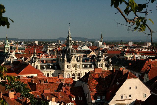 Graz – Foto <a href="https://it.wikipedia.org/wiki/File:Graz_Rathaus.jpg" target="_blank" rel="nofollow noopener">Wikipedia</a>