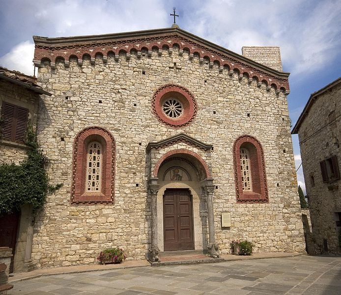 Chiesa di San Bartolomeo, Vertine. Foto di <a href="https://it.m.wikipedia.org/wiki/File:Chiesa_di_Vertine.jpg" target="_blank" rel="nofollow noopener">Vignaccia76</a>