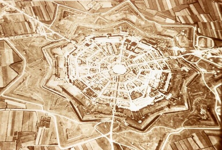 La struttura della fortezza di Palmanova
