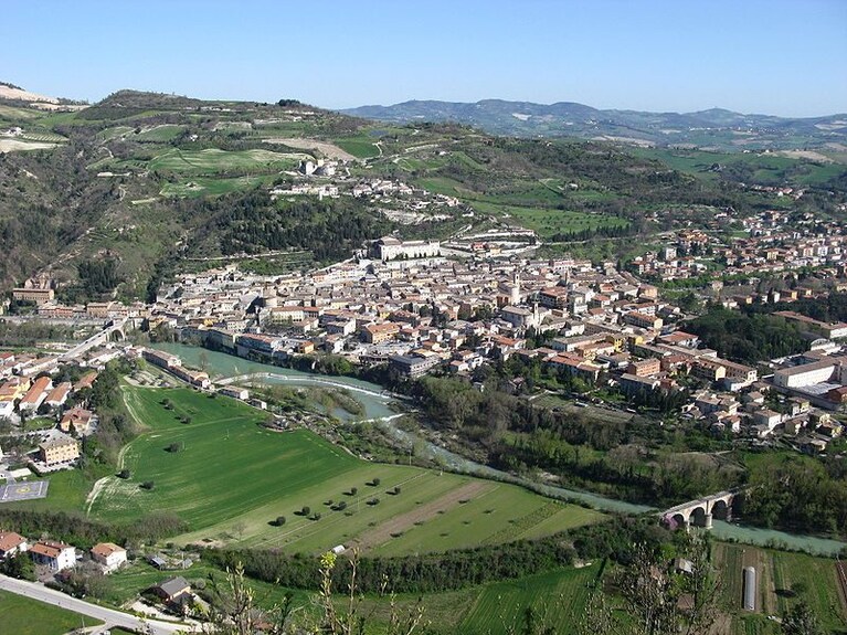 Panorama di Fossombrone.