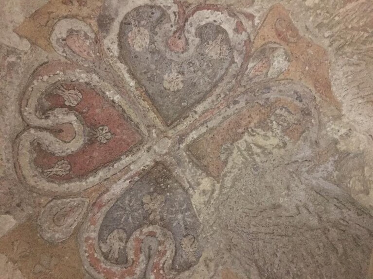 Decorazioni interne dell'Eremo di Poggio Conte