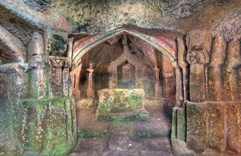 Interno dell’Eremo di Poggio Conte