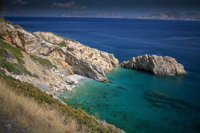 Spiaggia dell'isola di Ikaria
