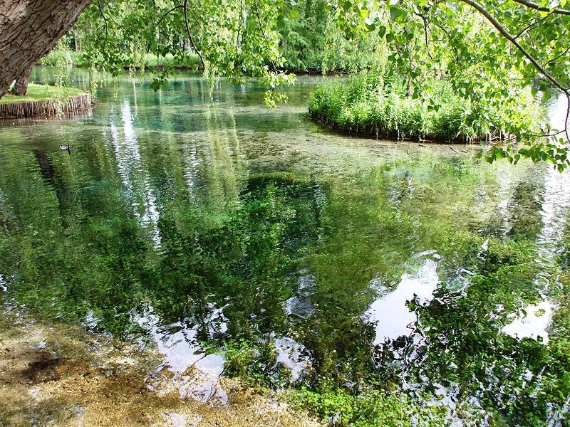 Fonti del Clitunno. Foto di <a href="https://it.wikipedia.org/wiki/File:Fonti_del_Clitunno.JPG" target="_blank" rel="nofollow noopener">Deblu68</a>