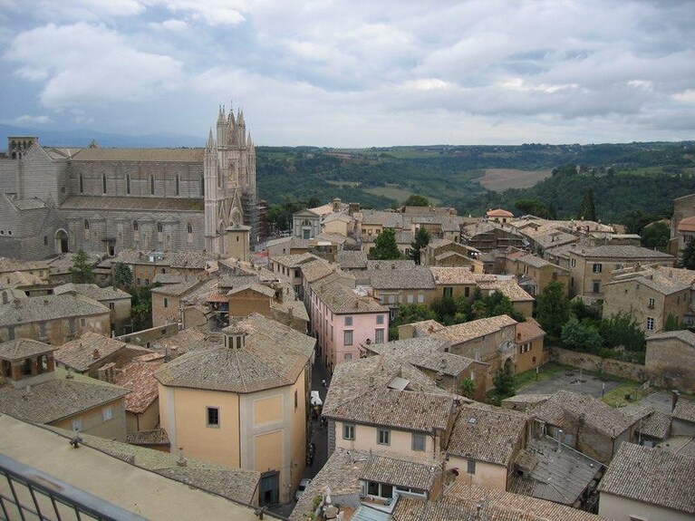 Vista sulla città di Orvieto