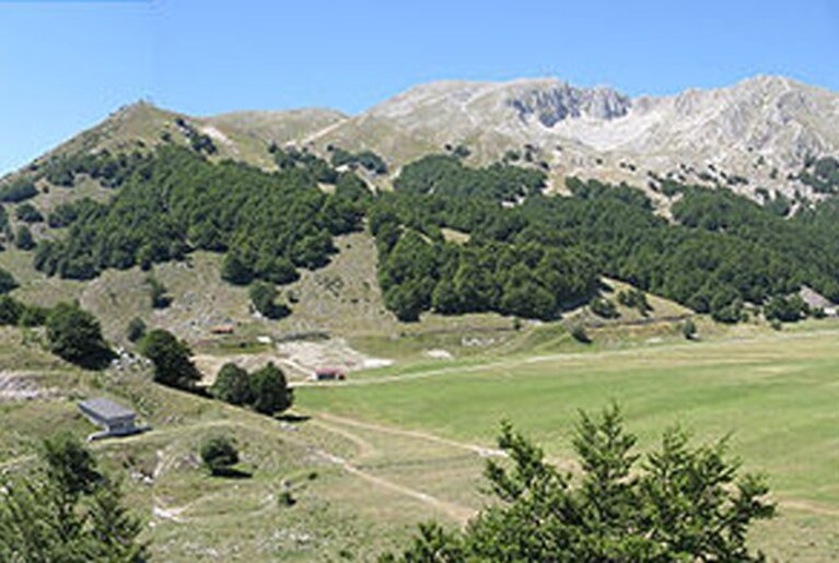 Veduta panoramica del pianoro di Campitello Matese