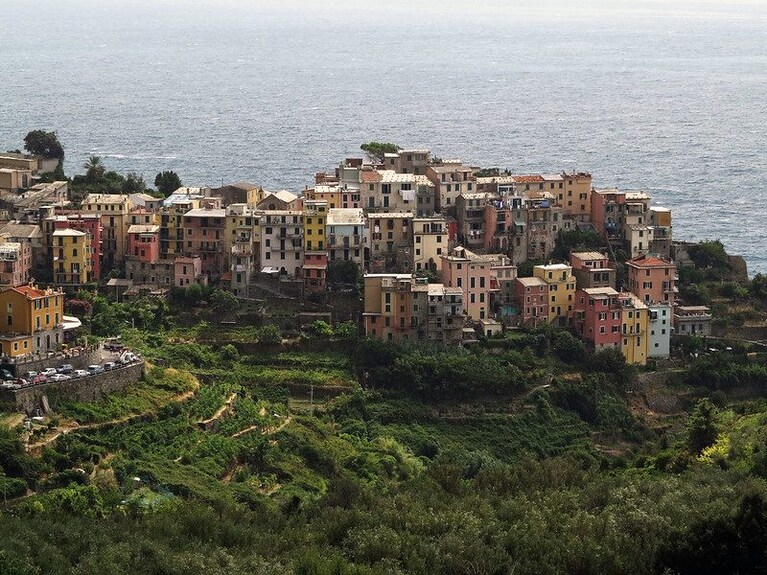 Visto dal sentiero tra Corniglia e Vernazza, Cinque Terre