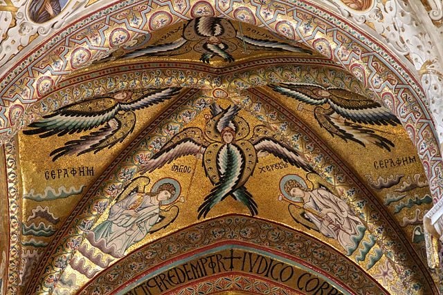 Mosaico delle volte con angeli – Foto Wikipedia