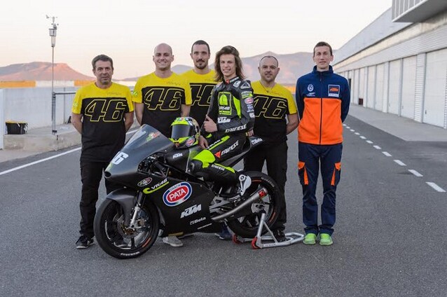 Bulega sulla Ktm dello Junior Team VR46 per il CEV 2015.