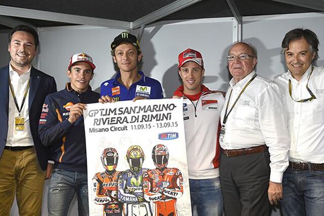 La presentazione del poster ufficiale del GP di San Marino 2015