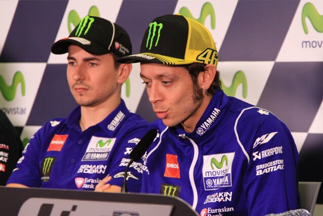 Valentino Rossi durante la conferenza stampa del GP di Aragon – Credito fotografico: Fabrizio Carrubba