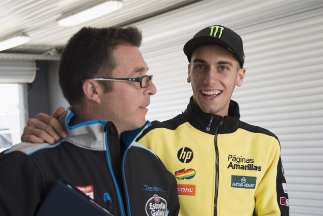 A destra, Alex RIns (19 anni)