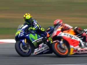 L’incidente tra Valentino Rossi e Marc Marquez a Sepang / MotoGP.com
