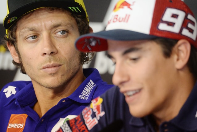 Valentino Rossi e Marc Marquez / Getty
