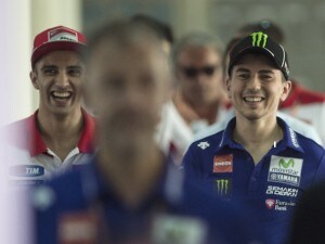 Andrea Iannone e Jorge Lorenzo / Getty