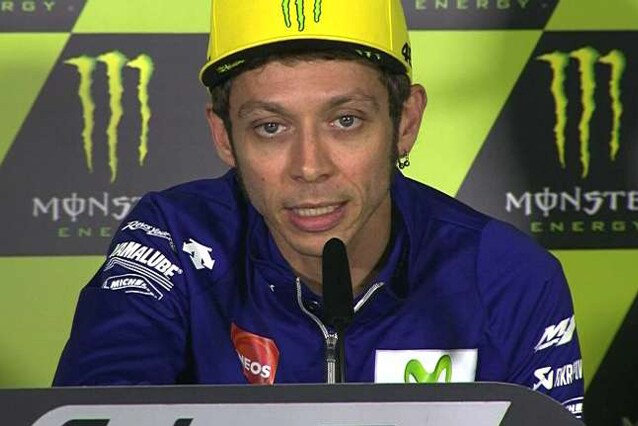 Valentino Rossi durante la conferenza stampa del Gp di Catalunya / MotoGp.com