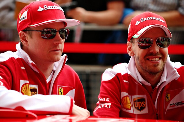 Vettel e Raikkonen