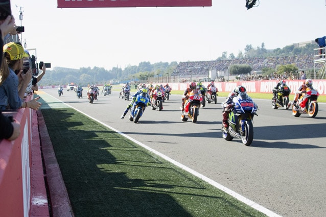 Il traguardo del circuito di Valencia – Getty Images