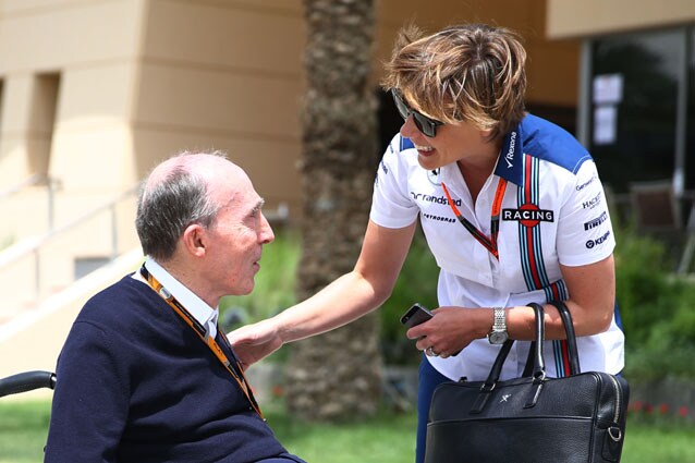 Sir Frank Williams e sua figlia Claire – Getty Images