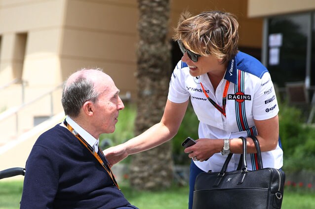 Sir Frank Williams e sua figlia Claire - Getty Images