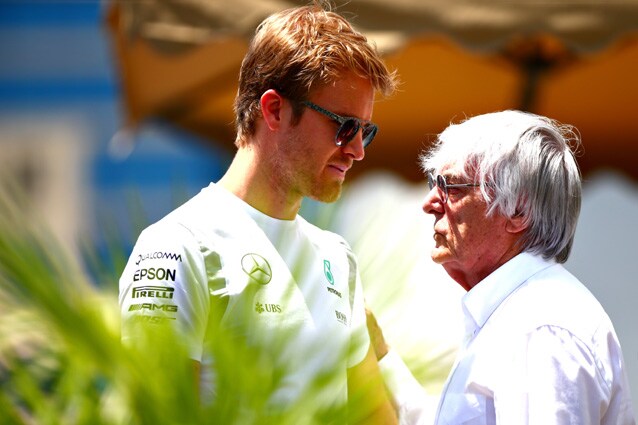 Nico Rosberg insieme a Bernie Ecclestone - Getty Images