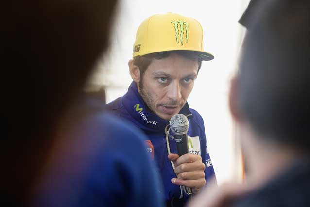 Valentino Rossi durante l'incontro con la stampa a Phillip Island / GettyImages