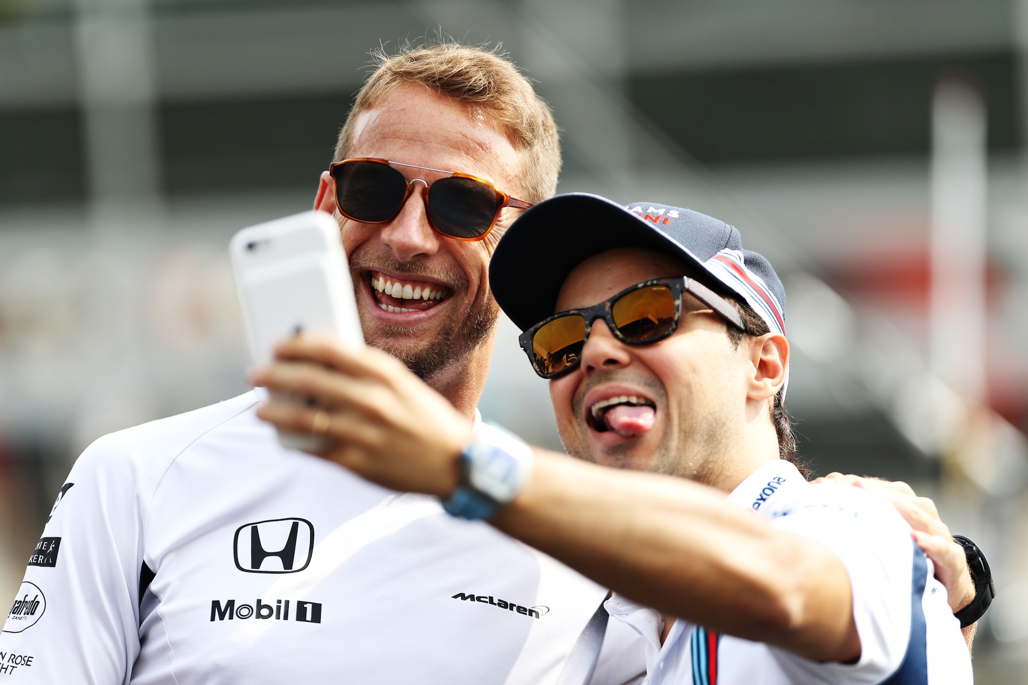 Felipe Massa e Jenson Button - Getty Images)