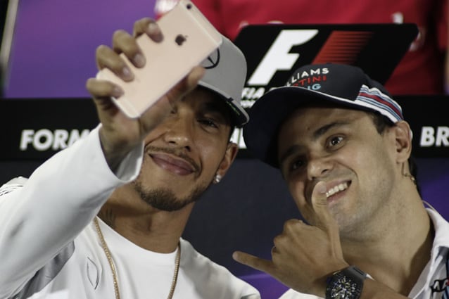 Lewis Hamilton e Felipe Massa - Getty Images