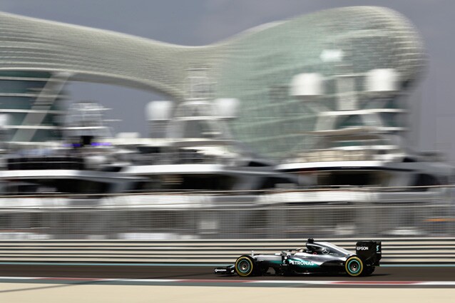 Lewis Hamilton ad Abu Dhabi - Getty Images