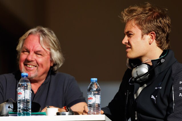 Nico Rosberg insieme al padre Keke – Getty Images