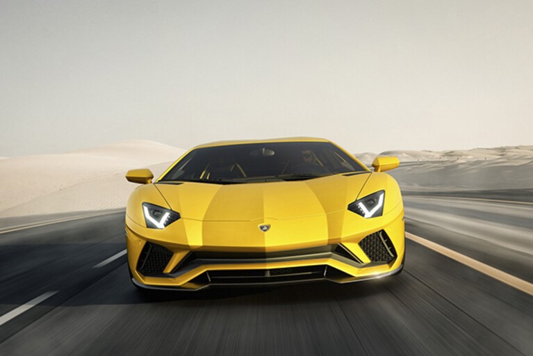 Frontale Lamborghini Aventador S