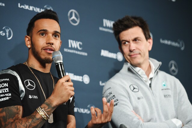 Lewis Hamilton e Toto Wolff – Getty Images