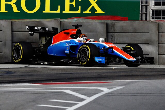 Pascal Wehrlein con la Manor – Getty Images