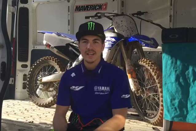 Primo video messaggio da pilota Yamaha di Maverick Vinales