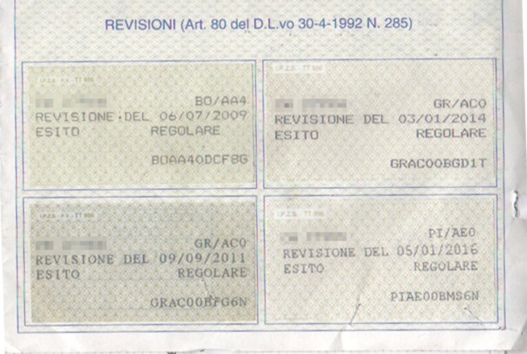Revisioni libretto