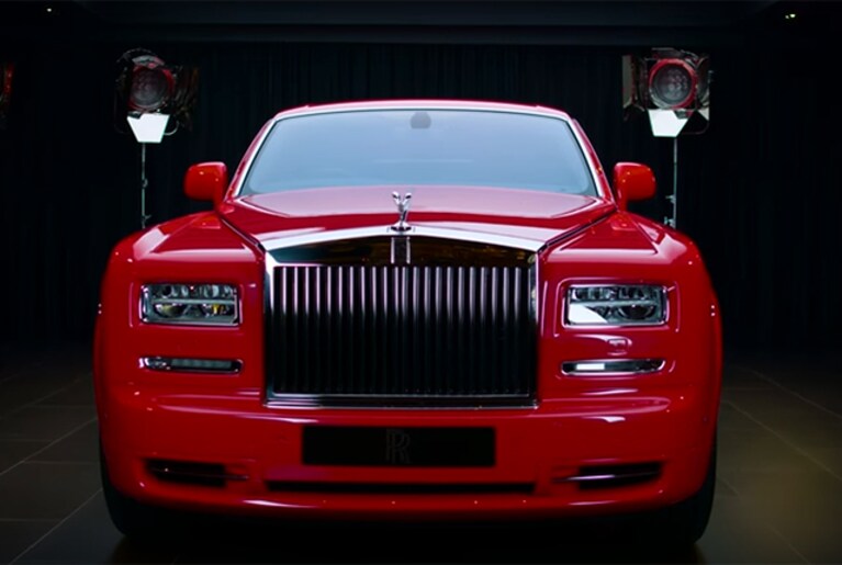 Rolls Royce Gold Phantom