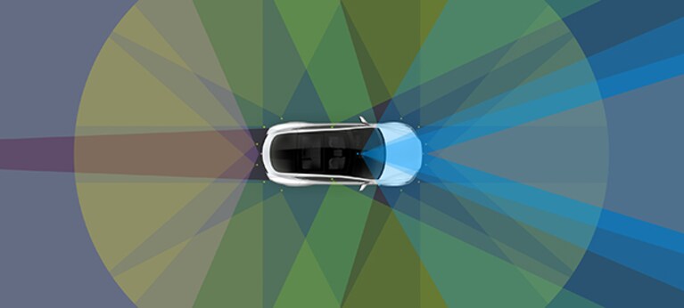 Telecamere e sensori Tesla