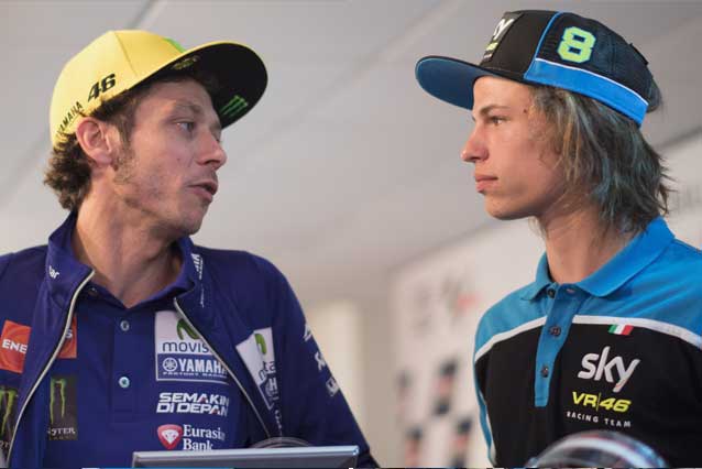 Valentino Rossi e Nicolo Bulega / GettyImages