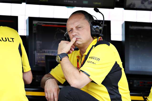 Frederic Vasseur al muretto Renault / GettyImages