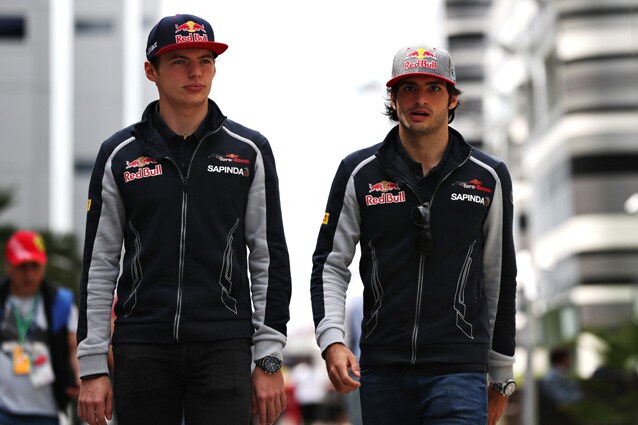 Max Verstappen e Carlos Sainz – Getty Images