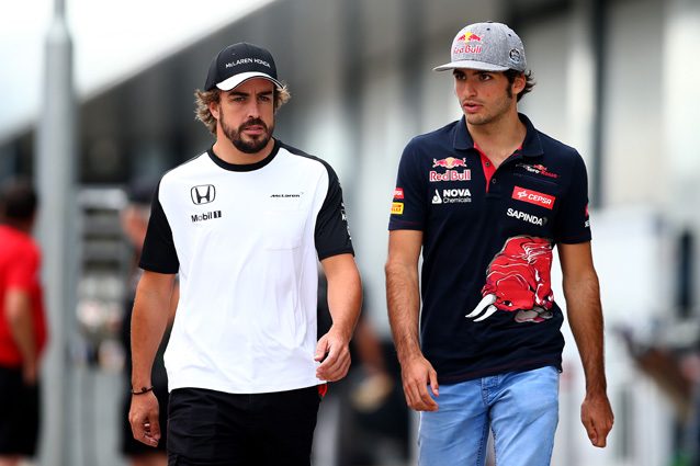 Carlos Sainz e Fernando Alonso - Getty Images