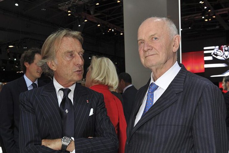 Luca Cordero di Montezemolo e Ferdinand Piech